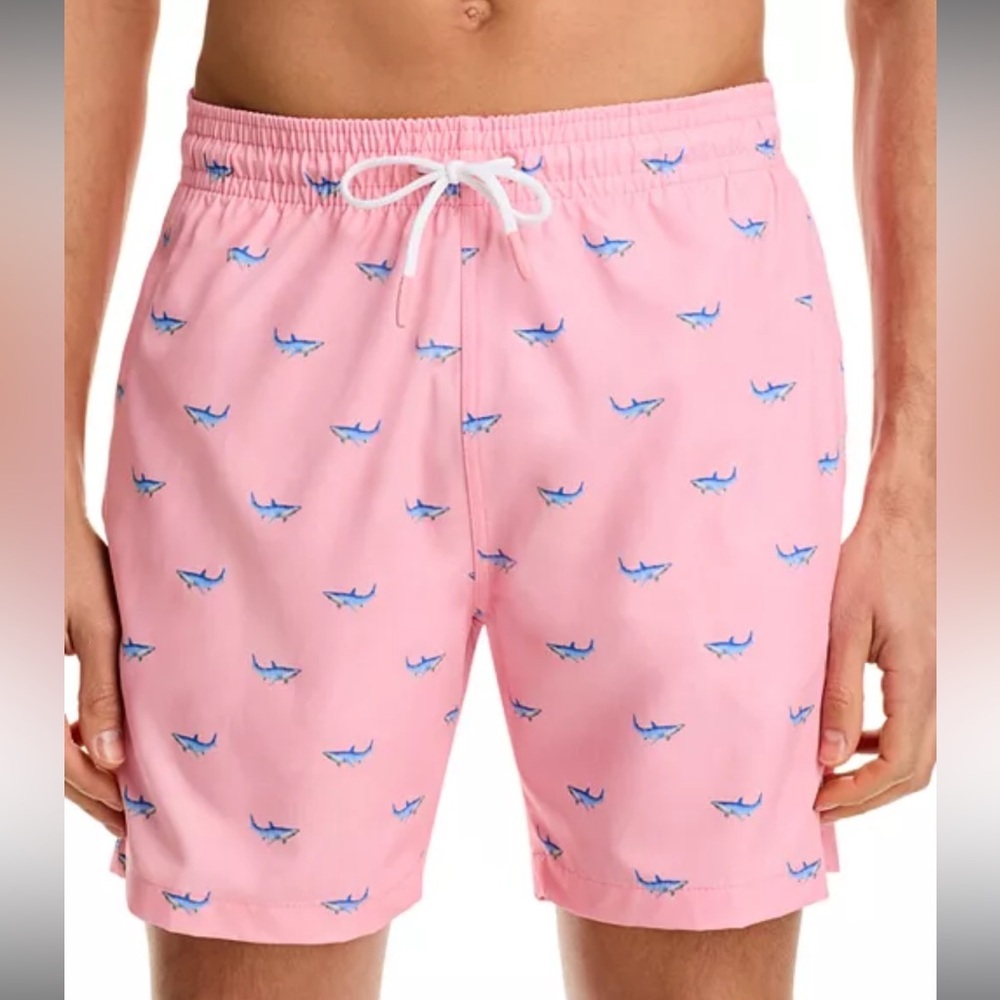 Shark Print Swim Shorts